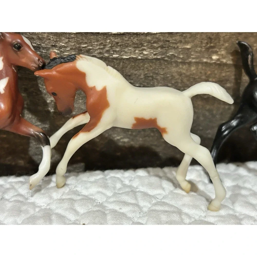 Breyer Mini Whinnies Horse Pony Foal Lot Brown 5 Ponies